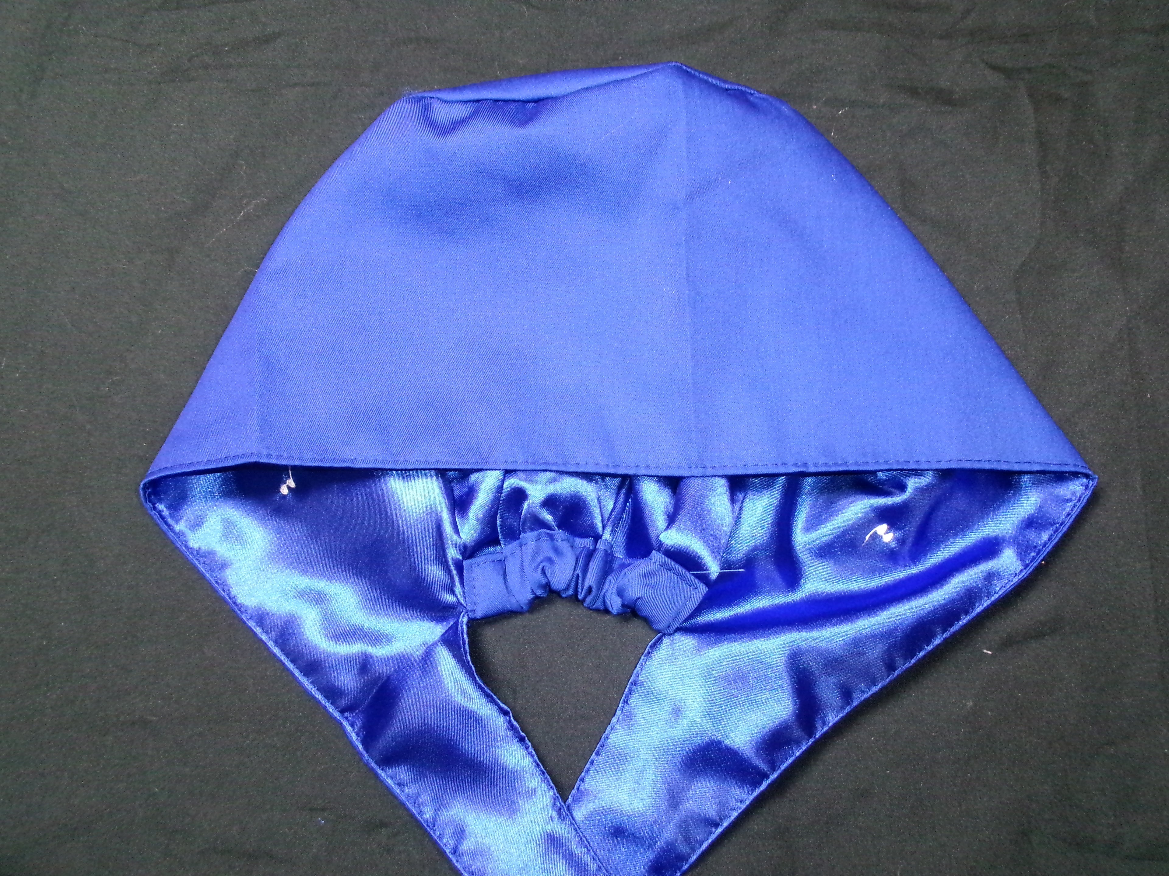 Royal Blue Satin Lined Scrub Cap