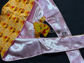 Winnie & The Pooh Satin Lined Scrub Cap & Badge Reel Duo
