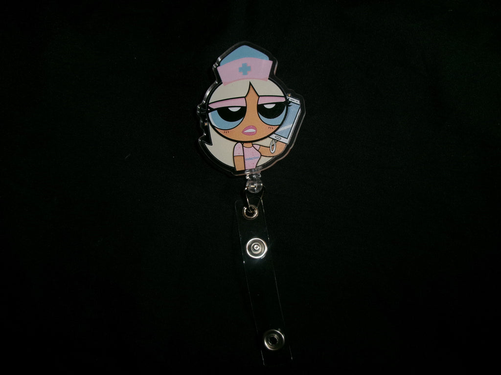 Bratz Satin Lined Scrub Cap & Badge Reel Duo
