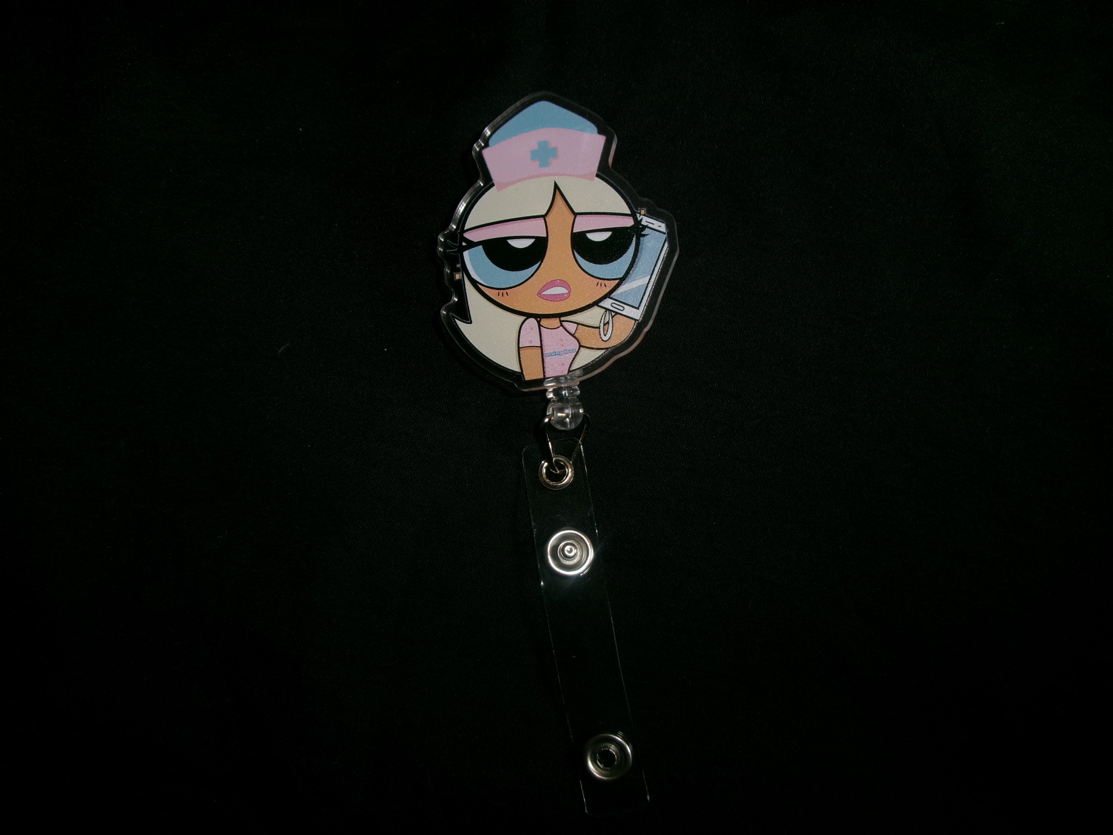 Bratz Satin Lined Scrub Cap & Badge Reel Duo