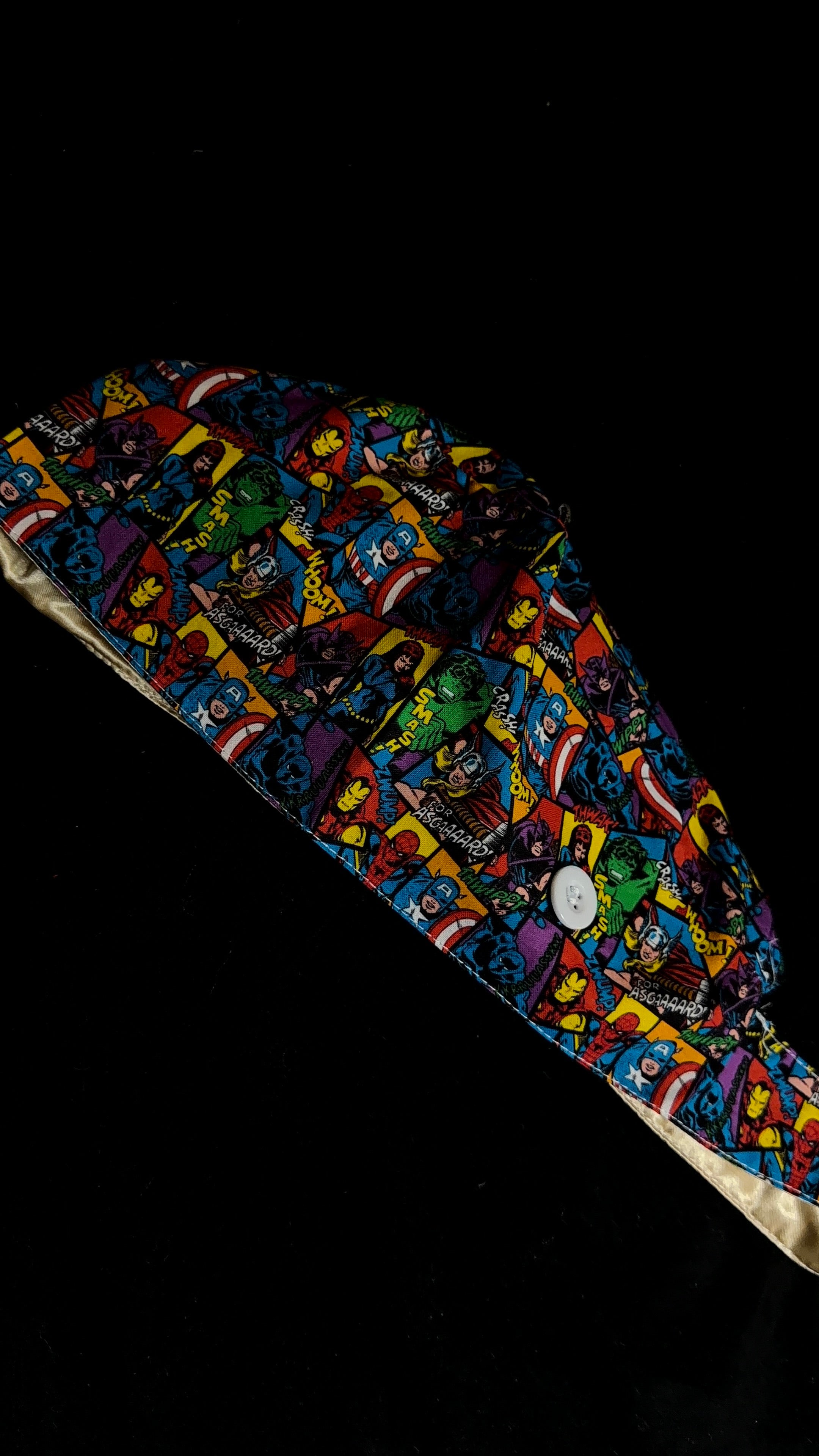 Marvel Satin Lined Scrub Cap