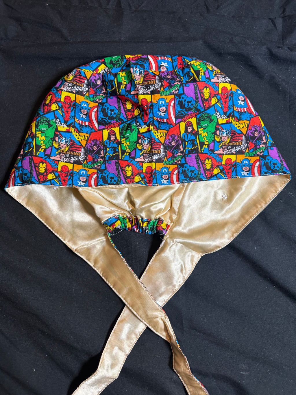 Marvel Satin Lined Scrub Cap
