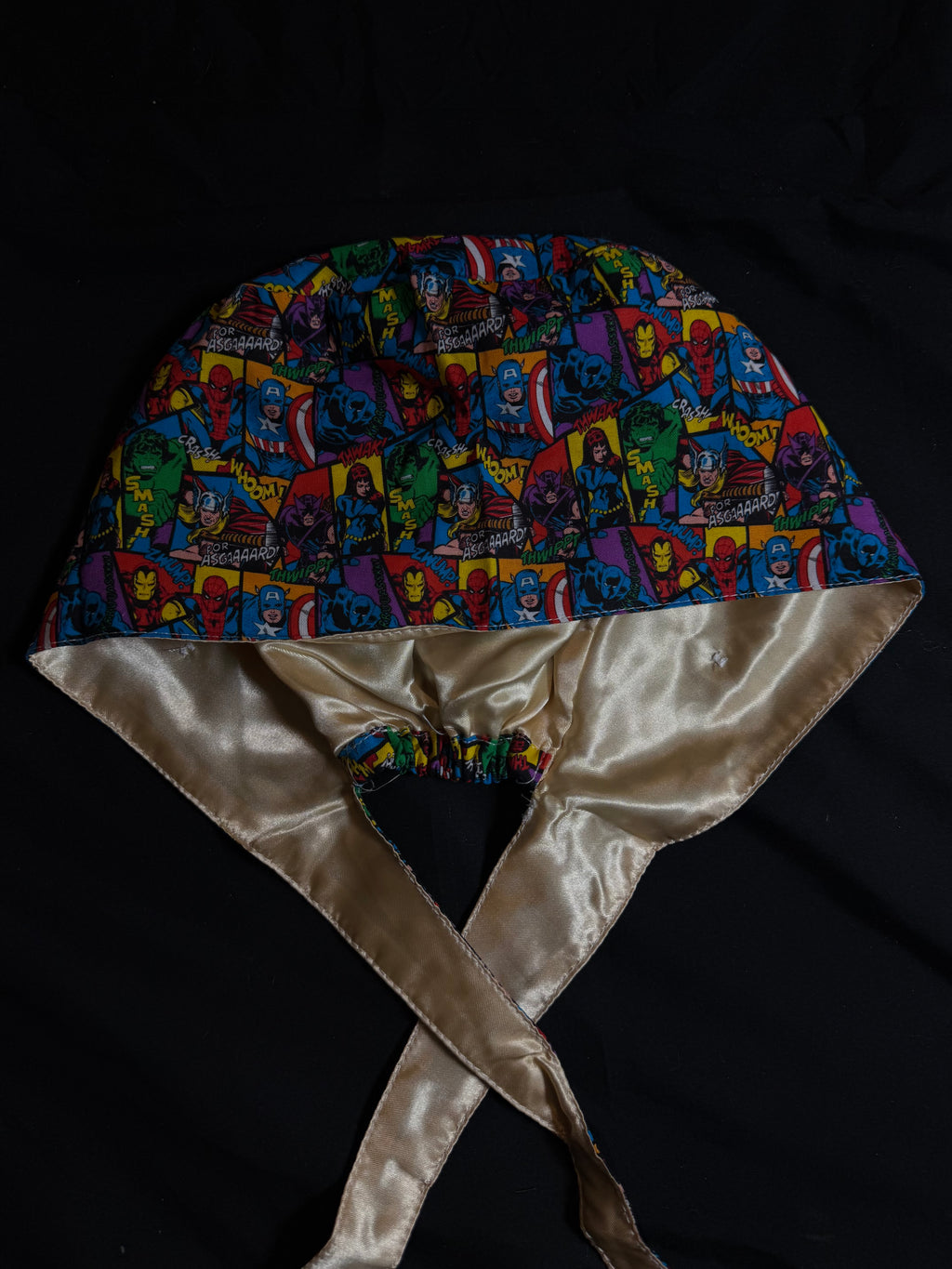 Marvel Satin Lined Scrub Cap