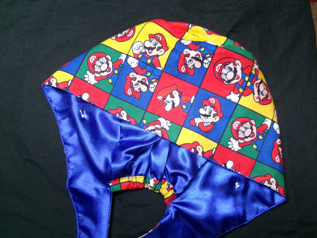 Mario Satin Lined Scrub Cap