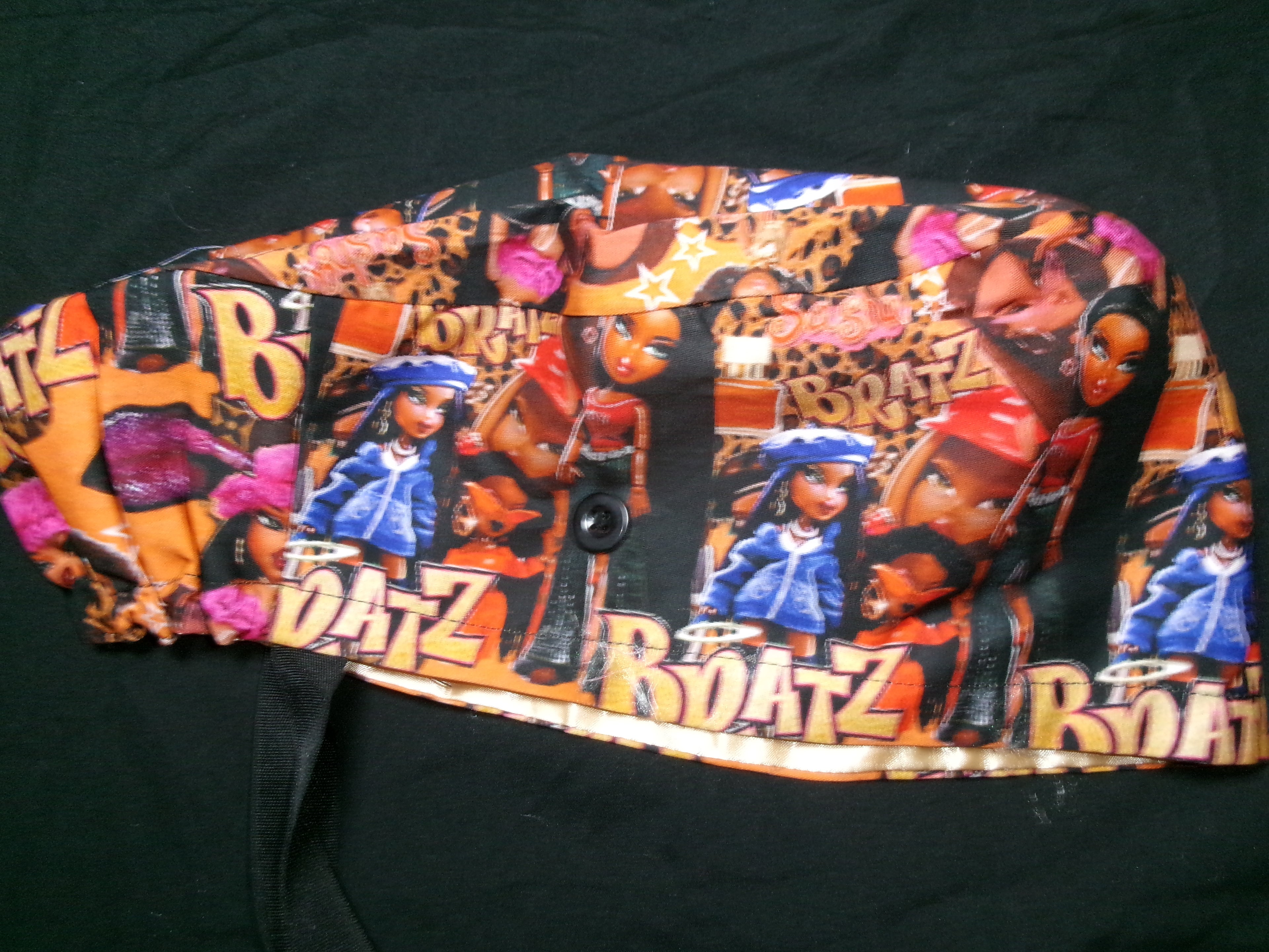 Bratz Satin Lined Ponytail Scrub Cap