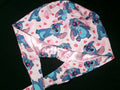 Pink Leo & Stitch Satin Lined Scrub Cap