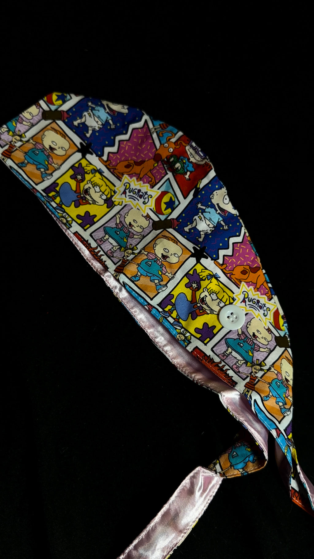 Rug Rats Satin Lined Scrub Cap