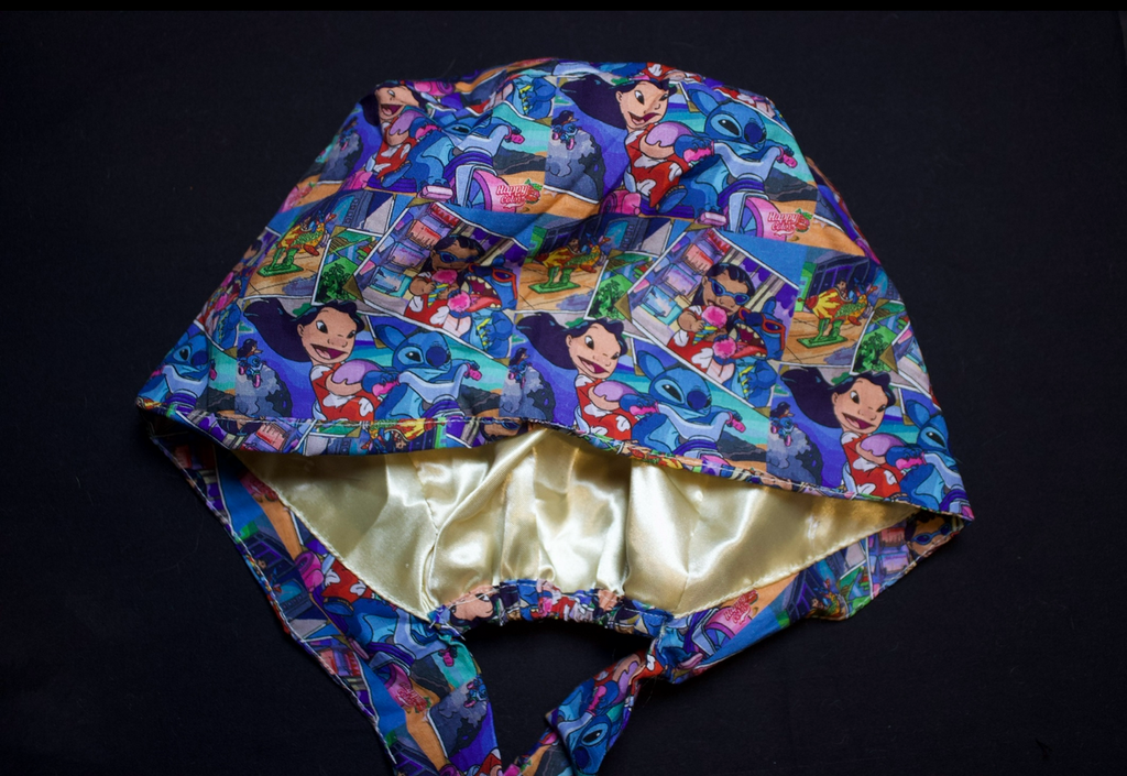 Leo & Stitch Satin Lined Scrub Cap