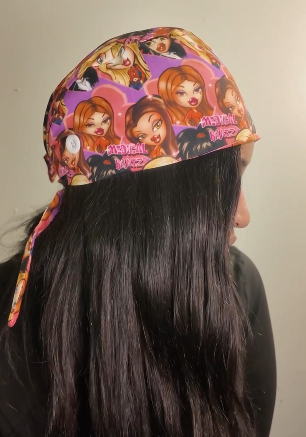 Medical Bratz Satin Lined Scrub Cap