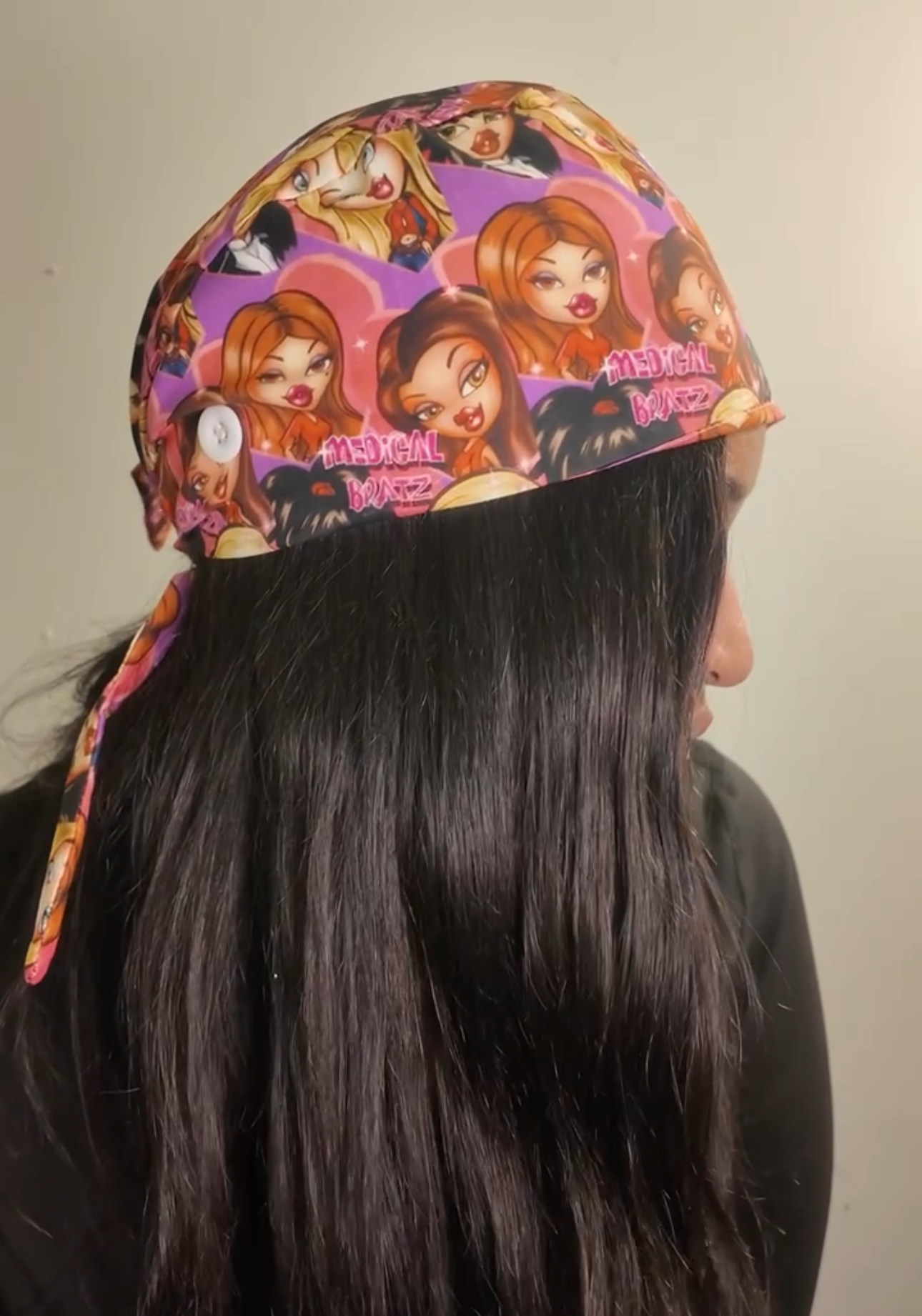 Medical Bratz Satin Lined Scrub Cap